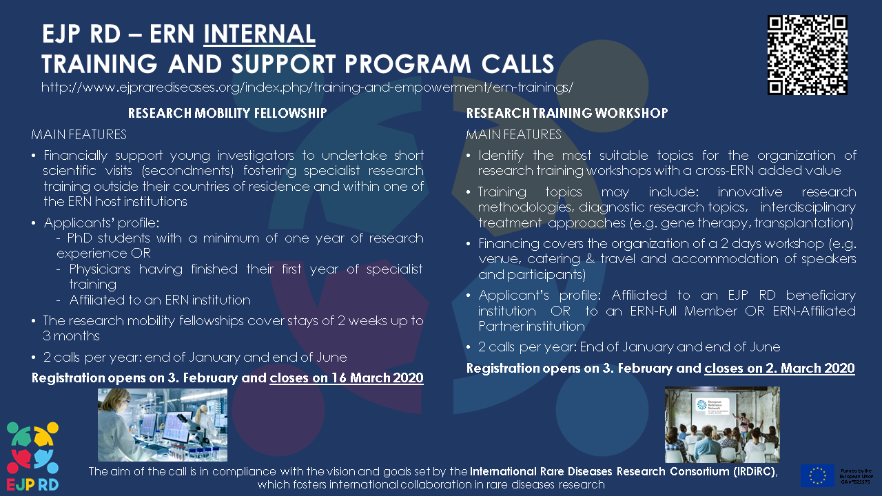 EJP RD Calls For Funding ERNs Only ERN RND European Reference 