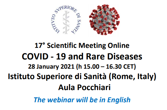 28 January 2021 | Webinar “COVID-19 and Rare Diseases”