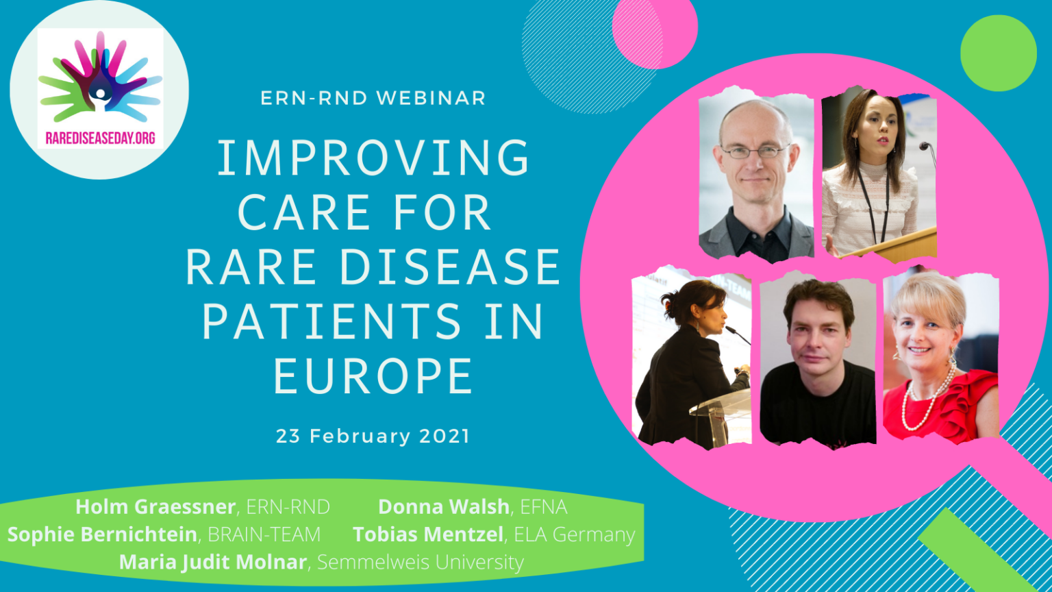 ERN RND Recorded Webinar Improving Care For Rare Disease Patients In 
