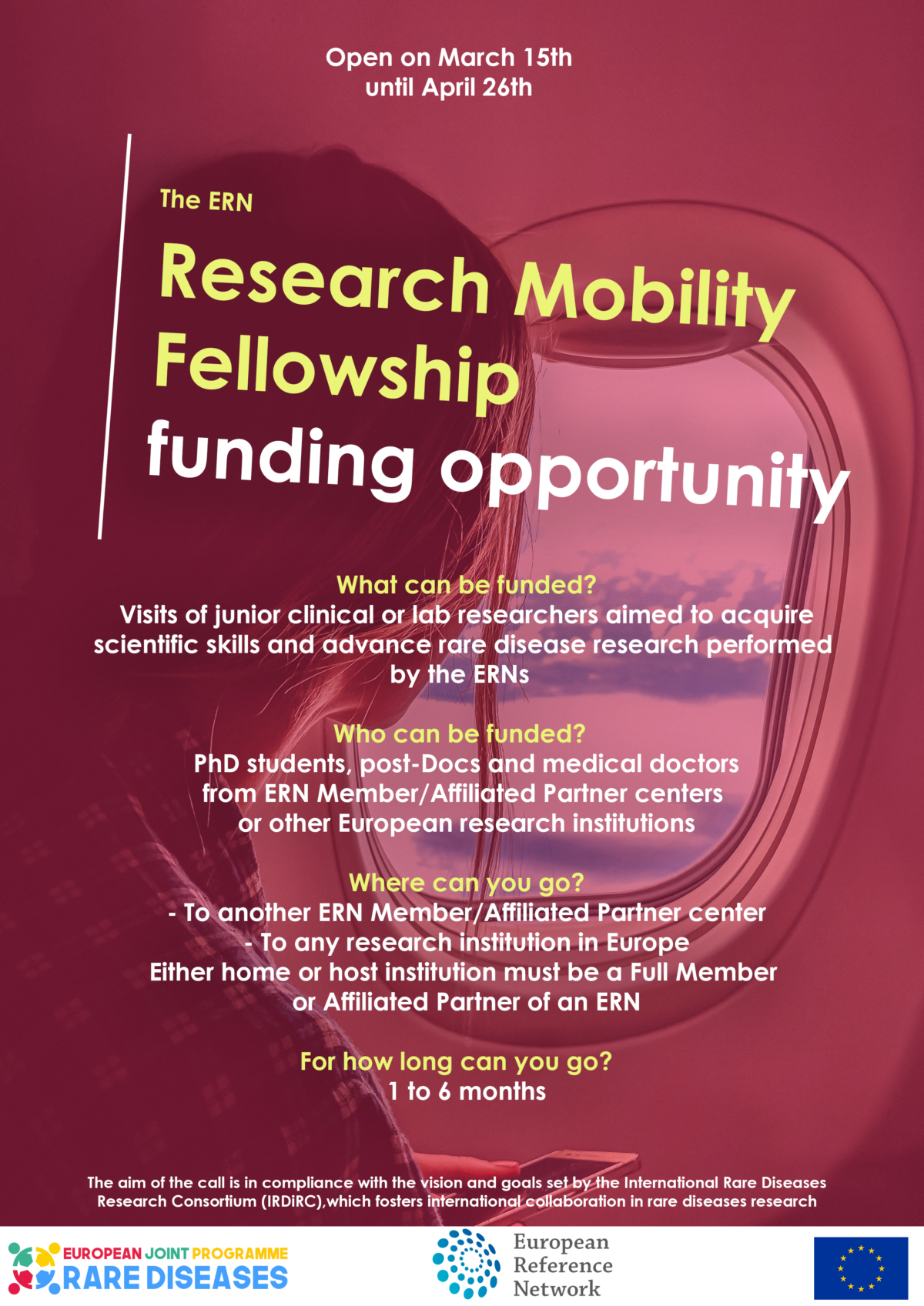 FUNDING – EJP RD / ERN Research Mobility Fellowship call open