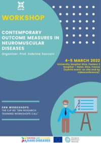 4 – 5 March 2022 | EJP RD workshop: Contemporary outcome measures in NeuroMuscular diseases