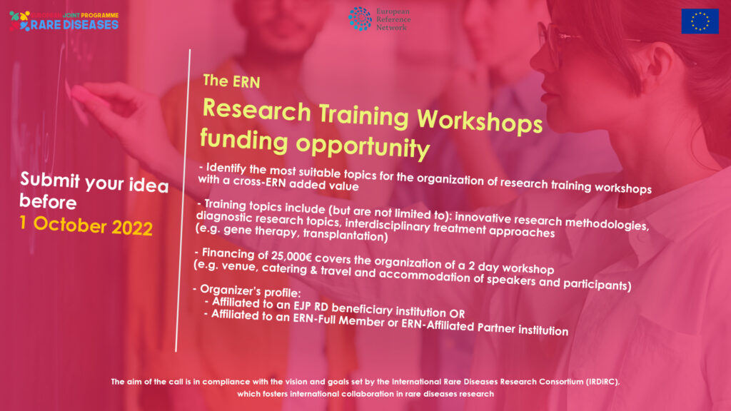 EJP RD funded- 6th Call for ERN-Workshops